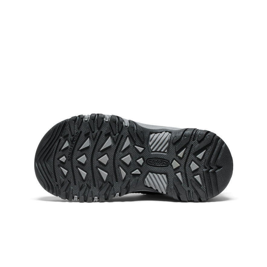 Keen Little Kids' Targhee IV Waterproof Hiking Shoe Black/Steel Grey