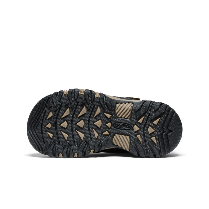 Keen Little Kids' Targhee IV Waterproof Hiking Shoe Dark Olive/Gold Flame