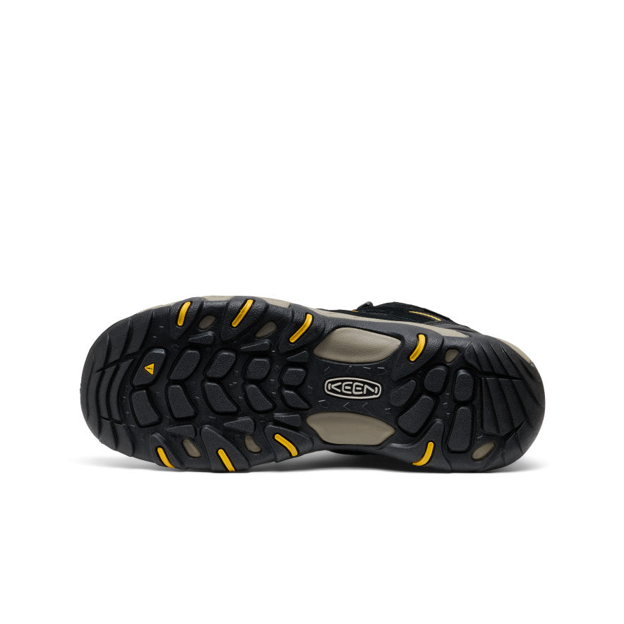 Keen Men's Headout Waterproof Hiking Boot Black/Lemon Curry