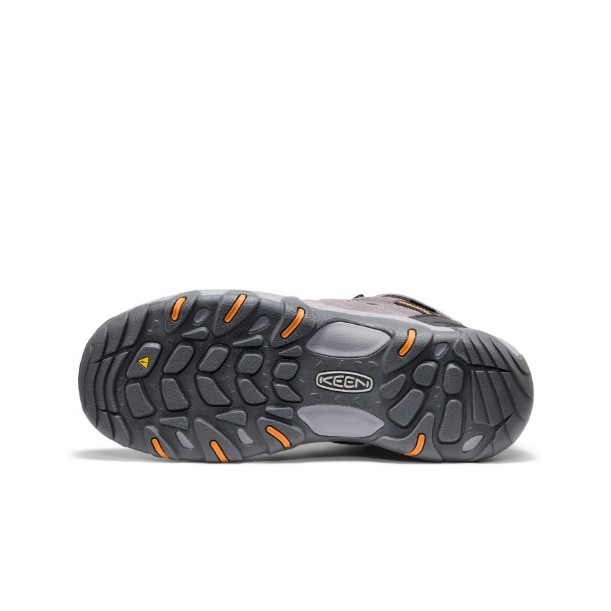 Keen Men's Headout Waterproof Hiking Boot Magnet/Orange Pepper