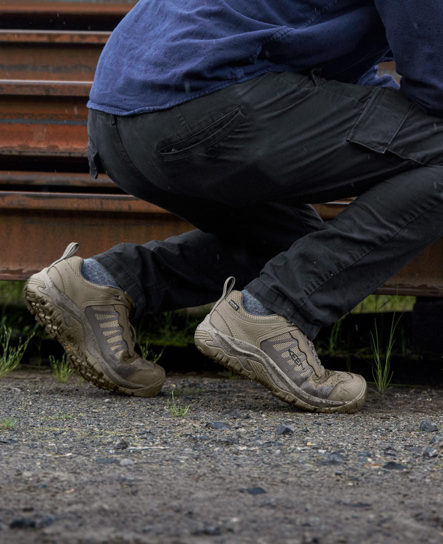 Keen Men's Reno Waterproof (Carbon Toe) Brindle/Morel