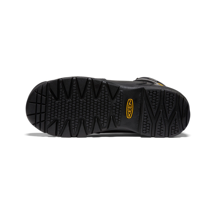 Keen Men's Louisville 6" Waterproof Boot (Steel Toe) Black