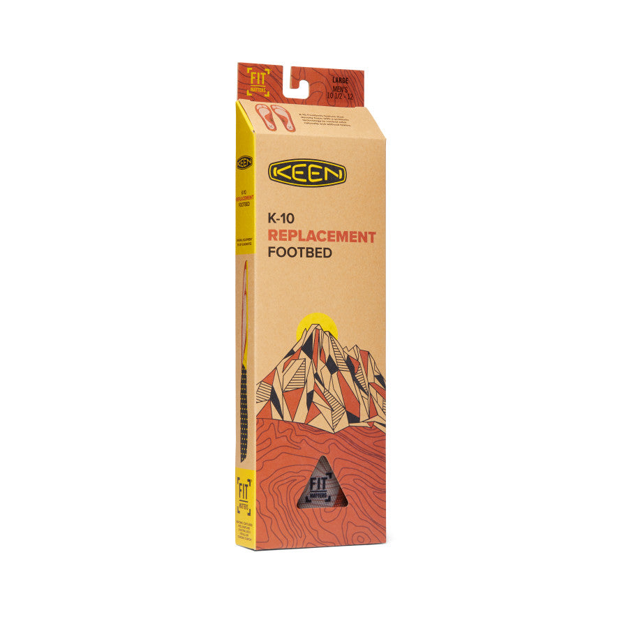 Keen Men's Outdoor K-10 Replacement Insole Burnt Orange