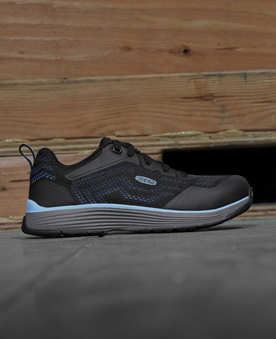 Keen Women's Sparta 2 (Aluminum Toe) Airy Blue/Black