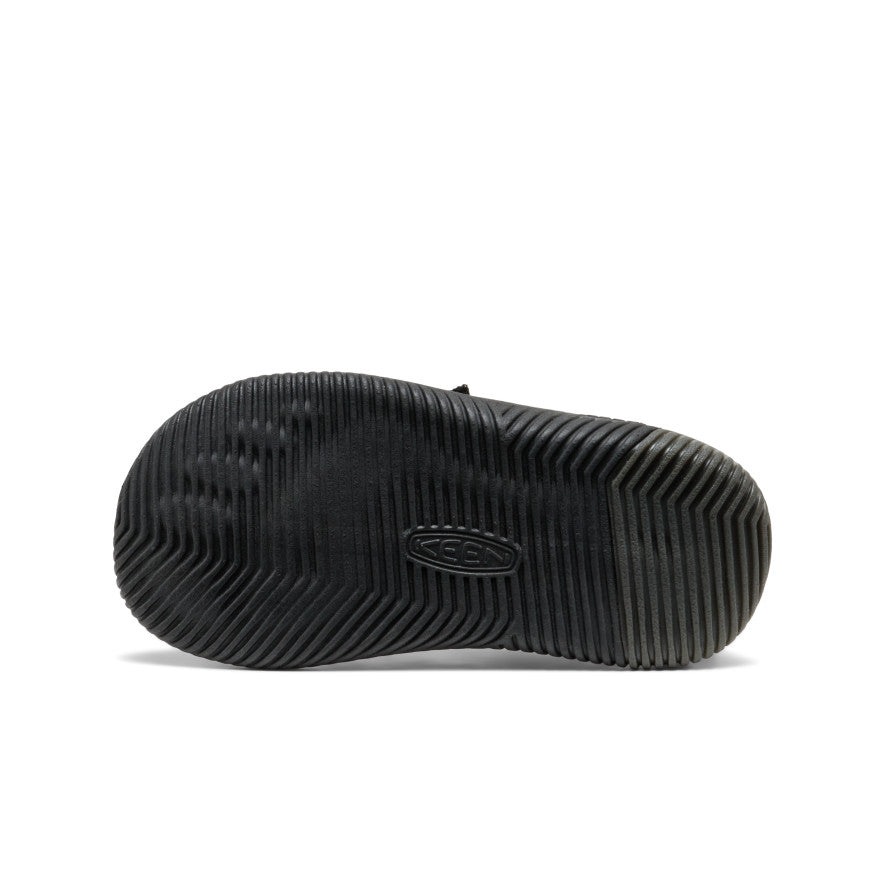 Keen Little Kids' KNX Leather Sneaker Triple Black
