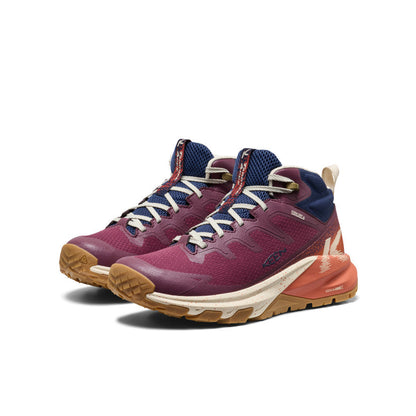 Keen Women's Targhee Apex Waterproof Hiking Boot Fig/Burnt Brick
