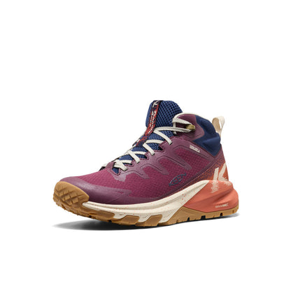Keen Women's Targhee Apex Waterproof Hiking Boot Fig/Burnt Brick