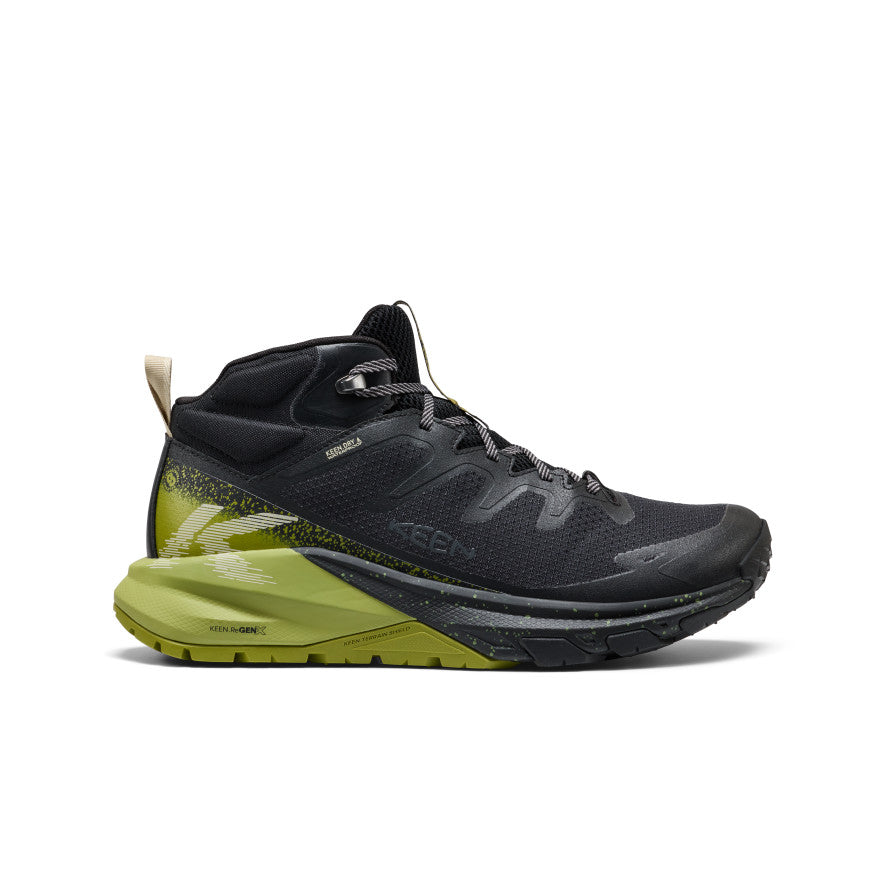 Keen Men's Targhee Apex Waterproof Hiking Boot Black/Golden Cypress