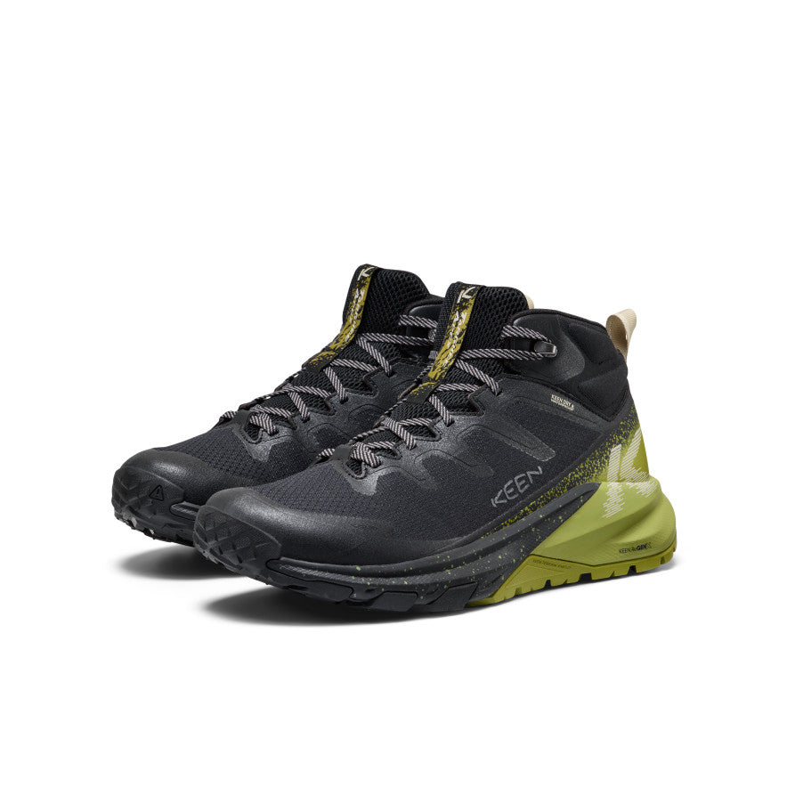Keen Men's Targhee Apex Waterproof Hiking Boot Black/Golden Cypress