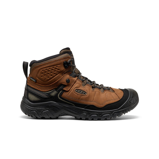 Keen Men's Targhee IV Waterproof Hiking Boot Bison/Black