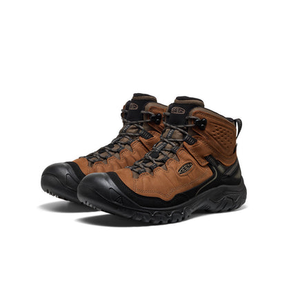 Keen Men's Targhee IV Waterproof Hiking Boot Bison/Black