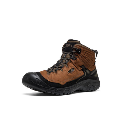 Keen Men's Targhee IV Waterproof Hiking Boot Bison/Black
