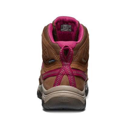 Keen Women's Targhee IV Waterproof Hiking Boot Bison/Beaujolais