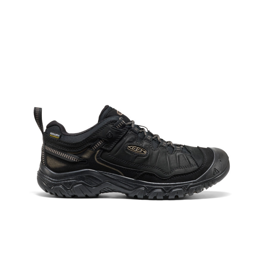 Keen Men's Targhee IV Waterproof Hiking Shoe Triple Black