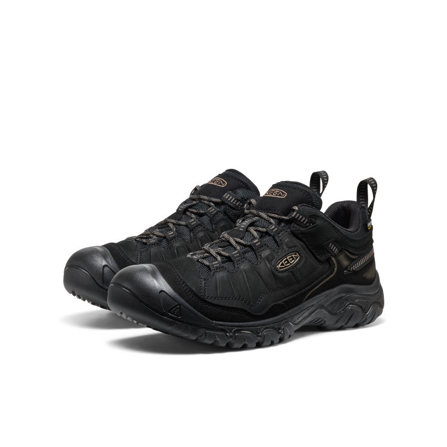 Keen Men's Targhee IV Waterproof Hiking Shoe Triple Black