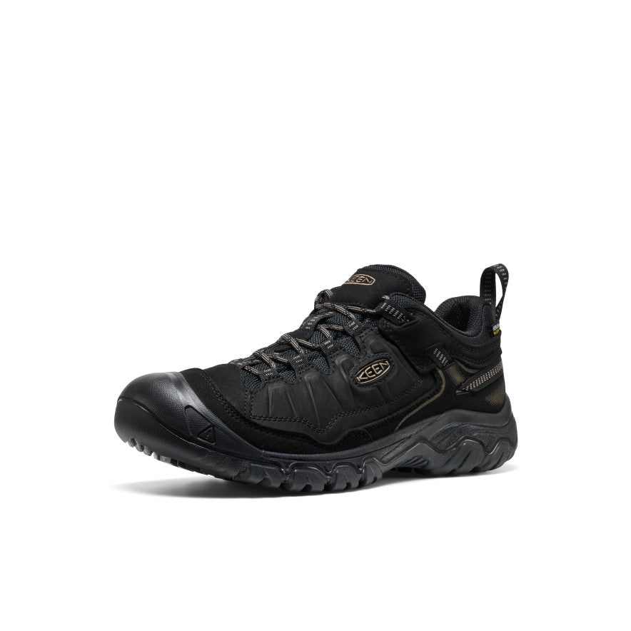 Keen Men's Targhee IV Waterproof Hiking Shoe Triple Black