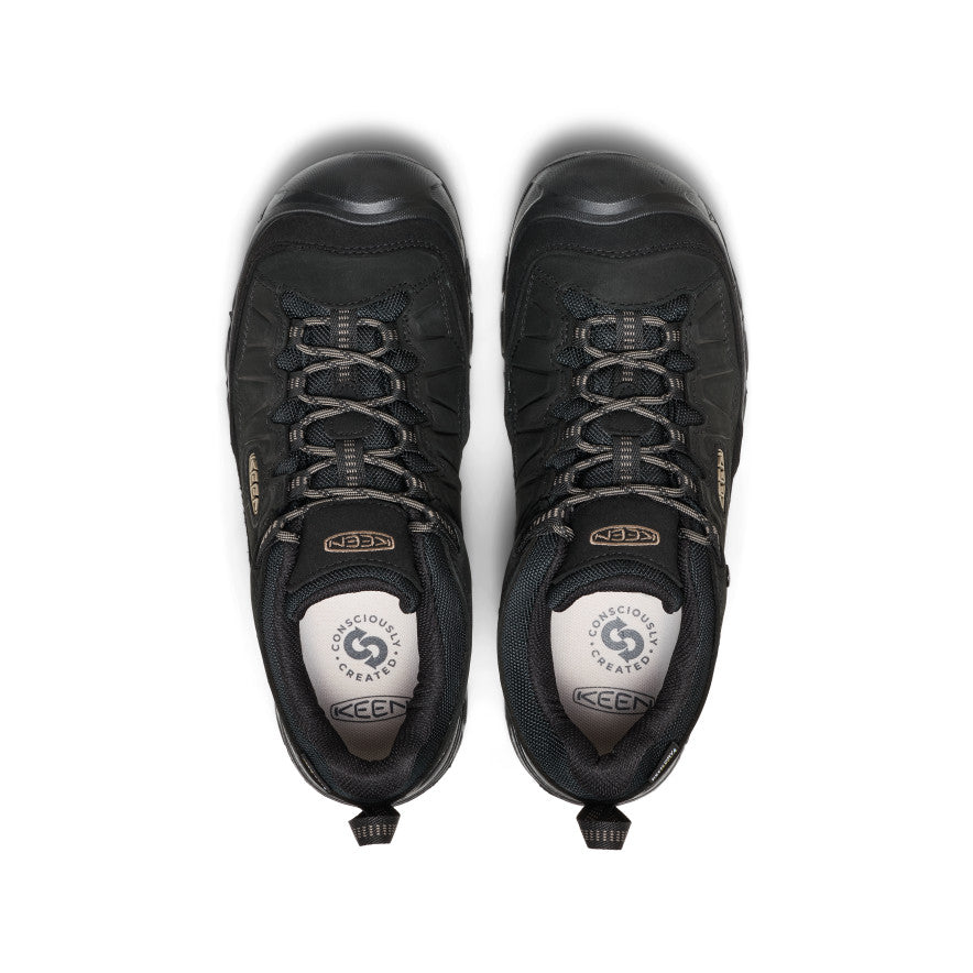 Keen Men's Targhee IV Waterproof Hiking Shoe Triple Black