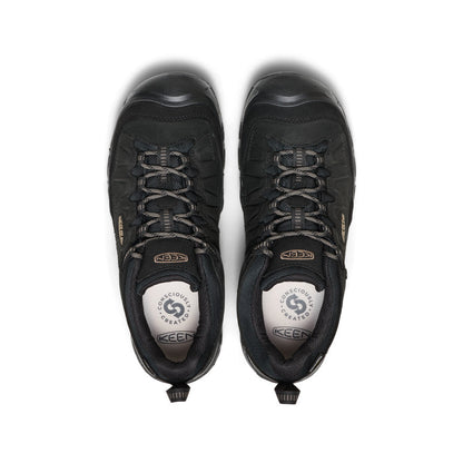 Keen Men's Targhee IV Waterproof Hiking Shoe Triple Black
