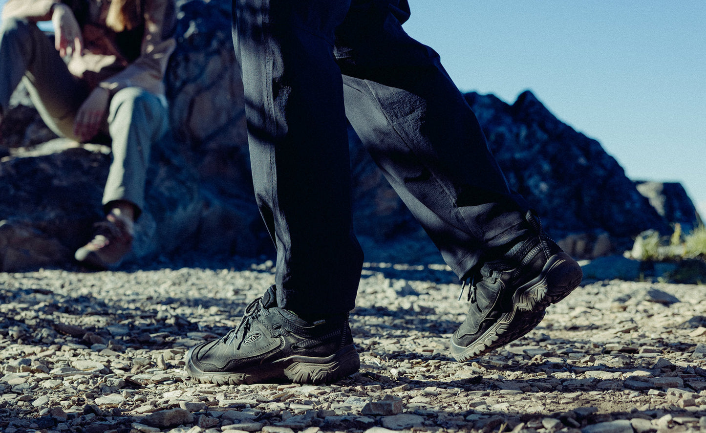 Keen Men's Targhee IV Waterproof Hiking Shoe Triple Black