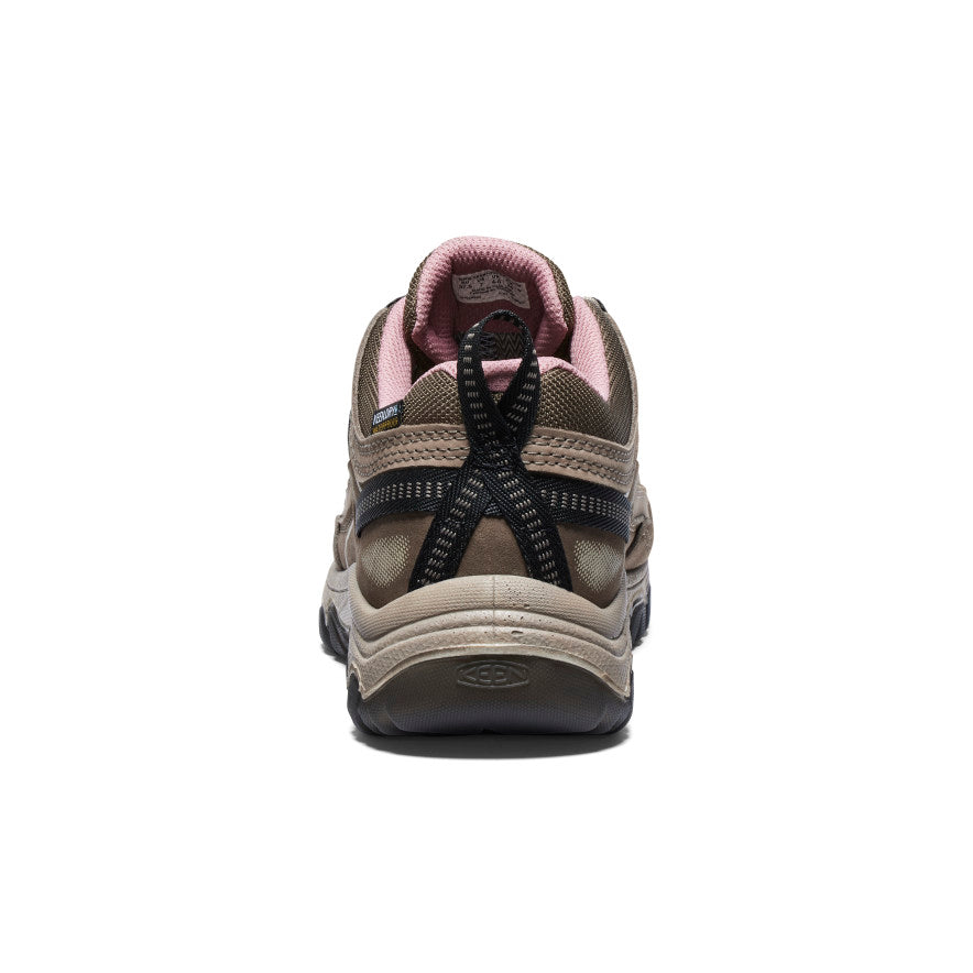 Keen Women's Targhee IV Waterproof Hiking Shoe Brindle/Nostalgia Rose