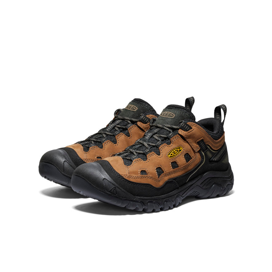 Keen Men's Targhee IV Vented Hiking Shoe Bison/Golden Yellow