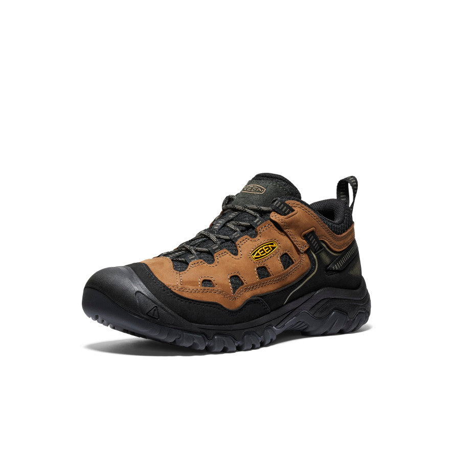 Keen Men's Targhee IV Vented Hiking Shoe Bison/Golden Yellow