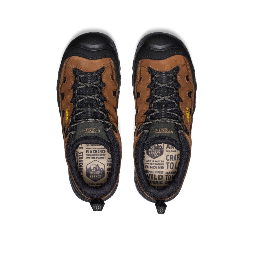 Keen Men's Targhee IV Vented Hiking Shoe Bison/Golden Yellow