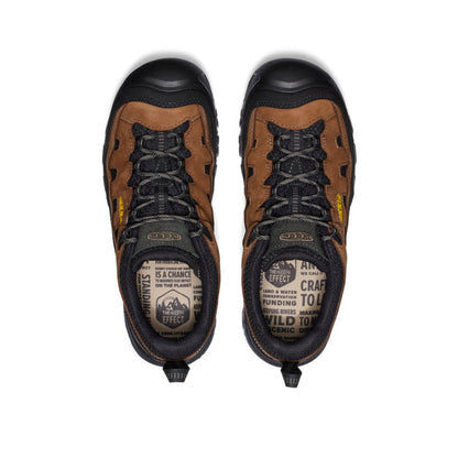 Keen Men's Targhee IV Vented Hiking Shoe Bison/Golden Yellow