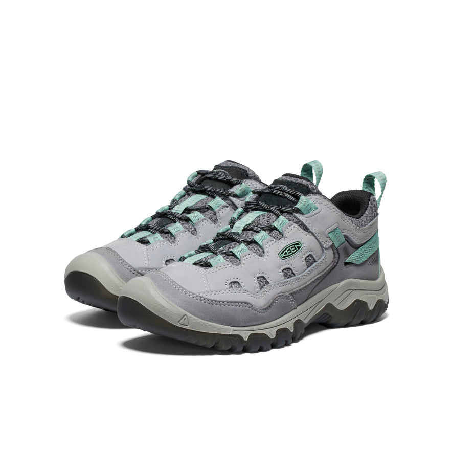 Keen Women's Targhee IV Vented Hiking Shoe Alloy/Granite Green