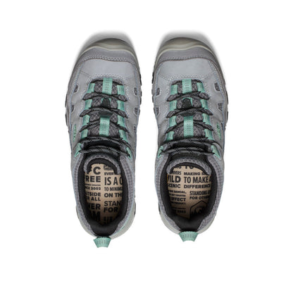 Keen Women's Targhee IV Vented Hiking Shoe Alloy/Granite Green