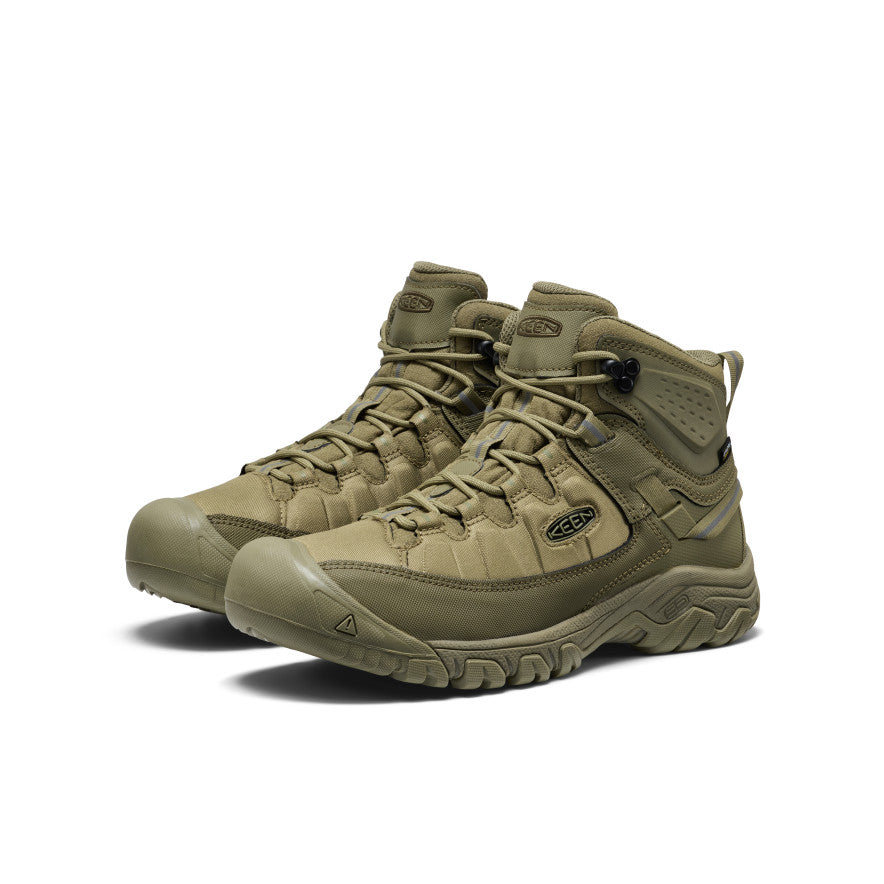Keen Men's Targhee EXP Waterproof Hiking Boot Martini Olive/Martini Olive