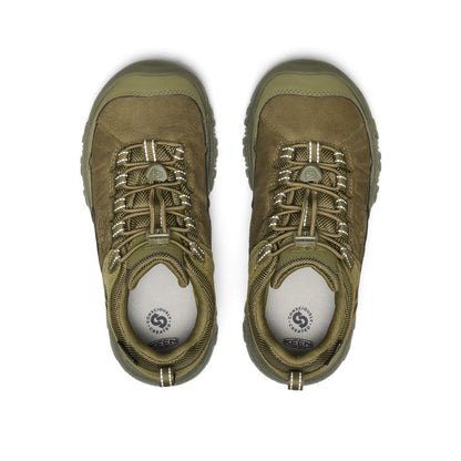 Keen Big Kids' Targhee IV Waterproof Hiking Shoe Martini Olive