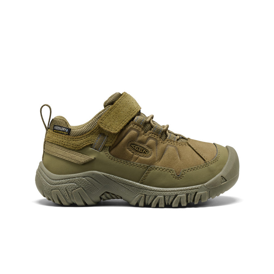 Keen Little Kids' Targhee IV Waterproof Hiking Shoe Martini Olive