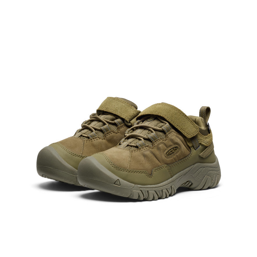Keen Little Kids' Targhee IV Waterproof Hiking Shoe Martini Olive