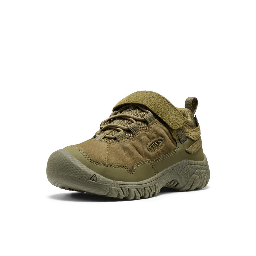 Keen Little Kids' Targhee IV Waterproof Hiking Shoe Martini Olive