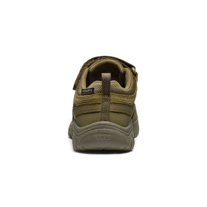 Keen Little Kids' Targhee IV Waterproof Hiking Shoe Martini Olive
