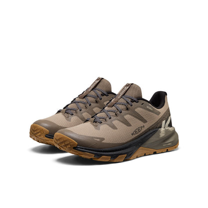 Keen Men's Targhee Apex Waterproof Hiking Shoe Brindle/Canteen