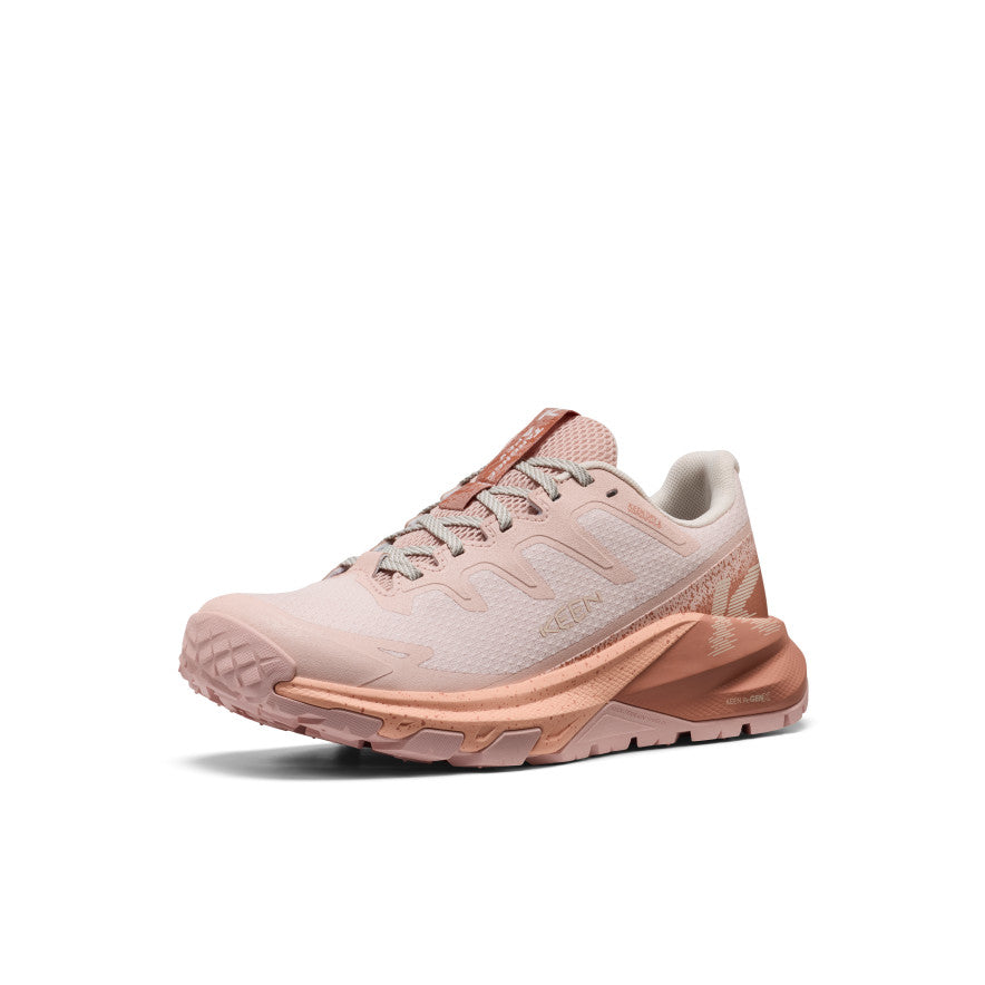 Keen Women's Targhee Apex Waterproof Hiking Shoe Cameo Rose/Peach Fuzz