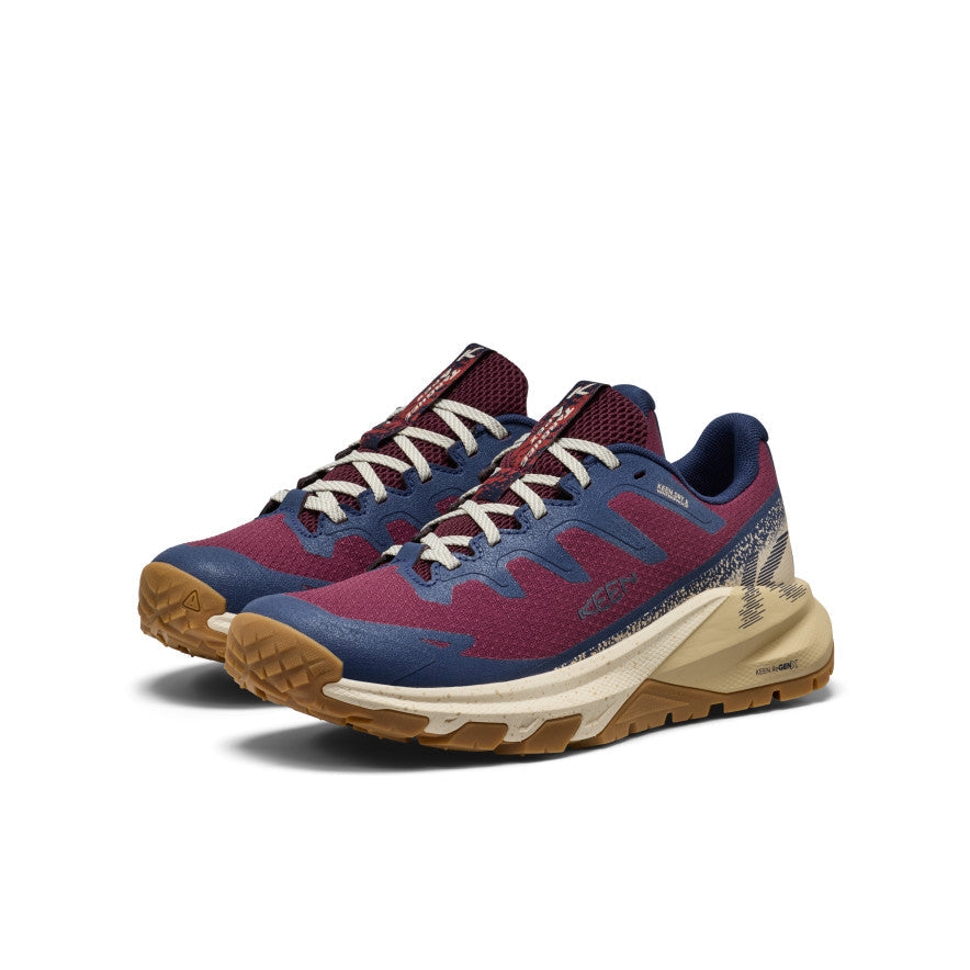 Keen Women's Targhee Apex Waterproof Hiking Shoe Fig/Naval Academy