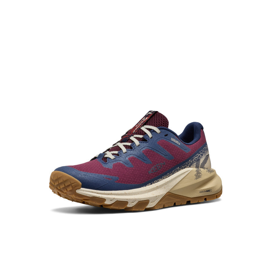 Keen Women's Targhee Apex Waterproof Hiking Shoe Fig/Naval Academy