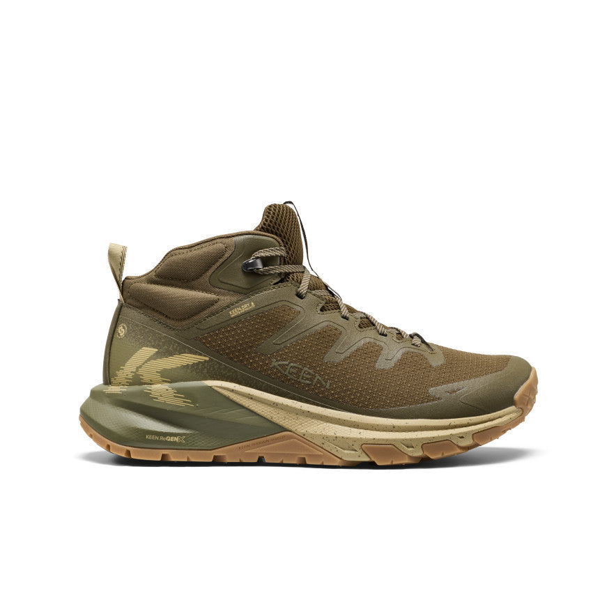 Keen Men's Targhee Apex Waterproof Hiking Boot Dark Olive/Khaki