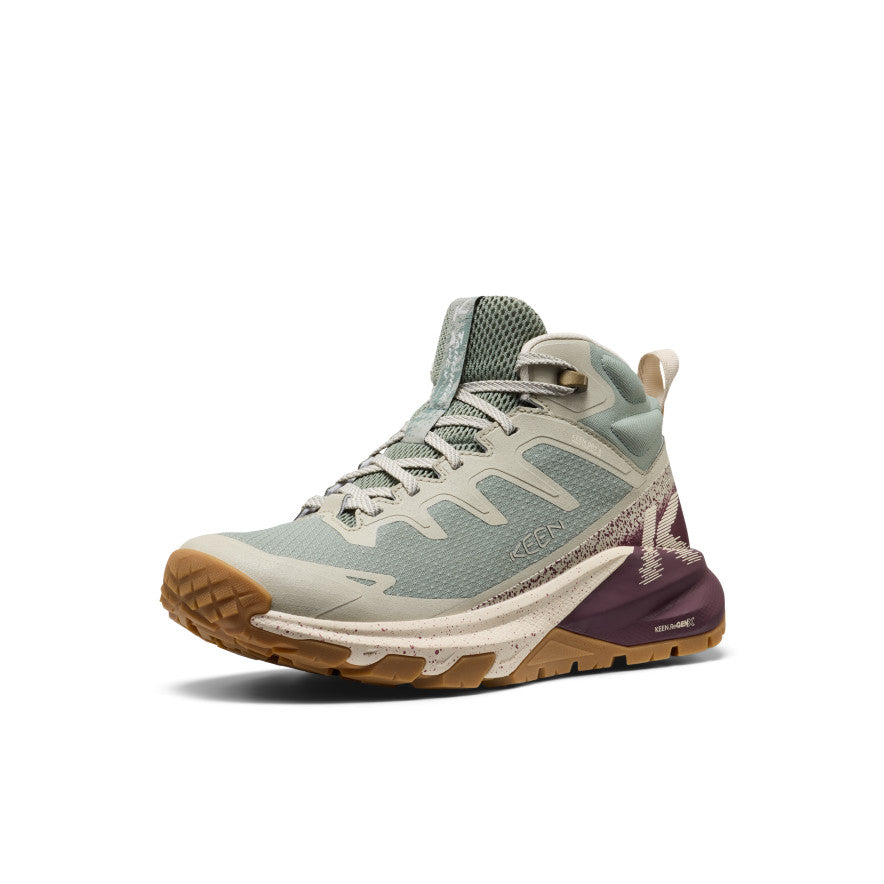 Keen Women's Targhee Apex Waterproof Hiking Boot Lily Pad/Fig