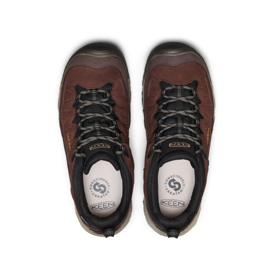 Keen Men's Targhee IV Waterproof Hiking Shoe Java/Bison