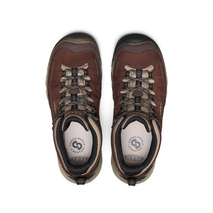 Keen Men's Targhee IV Waterproof Hiking Boot Java/Brindle