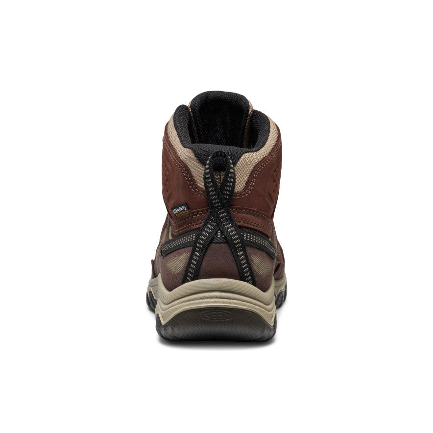 Keen Men's Targhee IV Waterproof Hiking Boot Java/Brindle