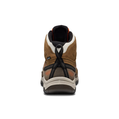 Keen Men's Targhee IV Waterproof Hiking Boot Coyote/Gold Flame
