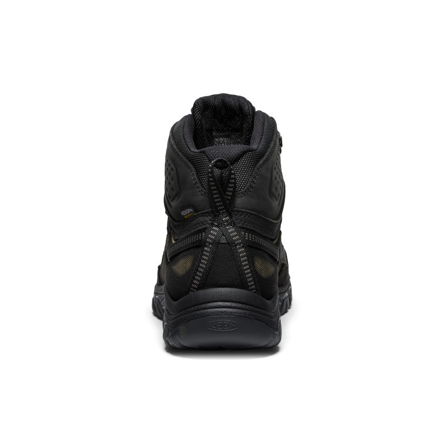 Keen Men's Targhee IV Wide Waterproof Hiking Boot Triple Black