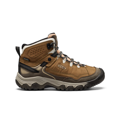 Keen Women's Targhee IV Waterproof Hiking Boot Coyote/Peach Fuzz