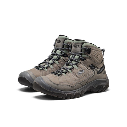 Keen Women's Targhee IV Waterproof Hiking Boot Steel Grey/Lily Pad