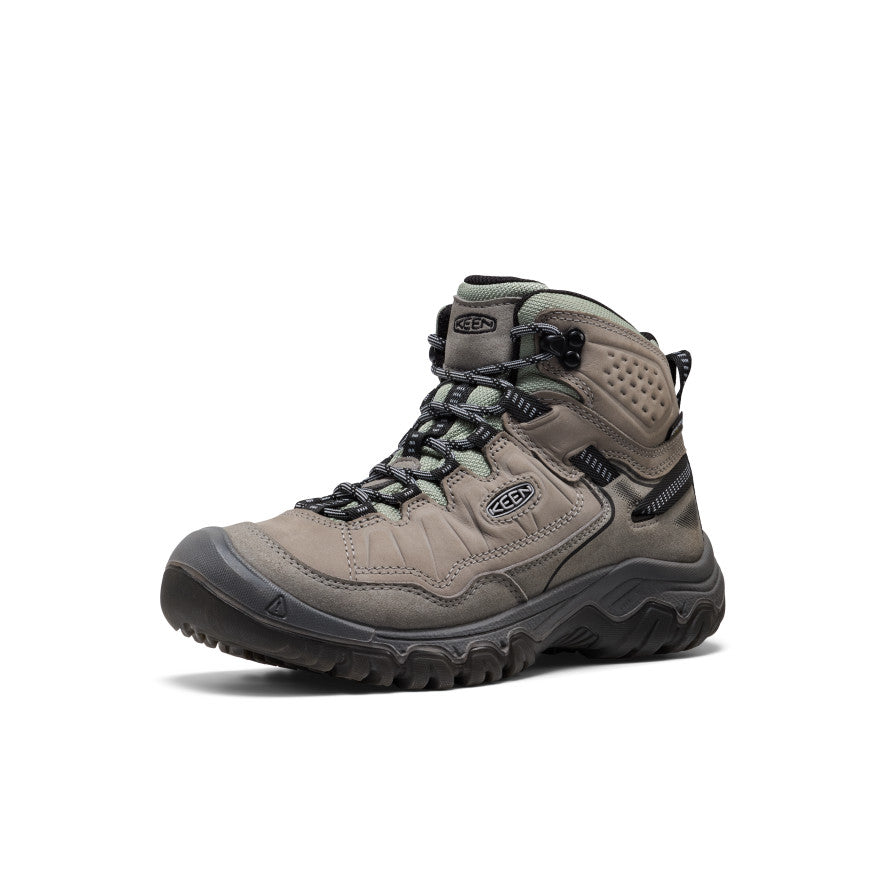 Keen Women's Targhee IV Waterproof Hiking Boot Steel Grey/Lily Pad